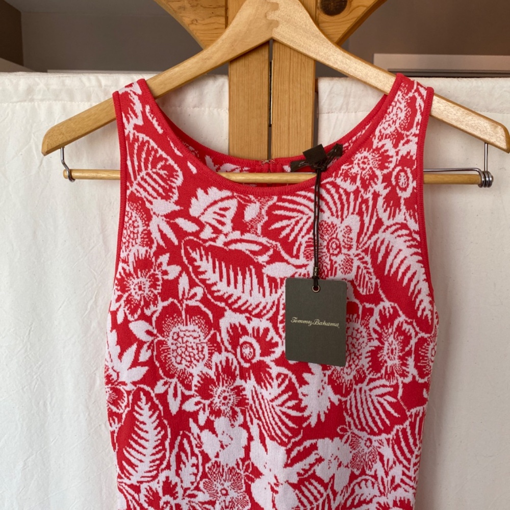 NWT Tommy Bahama coral midi dress